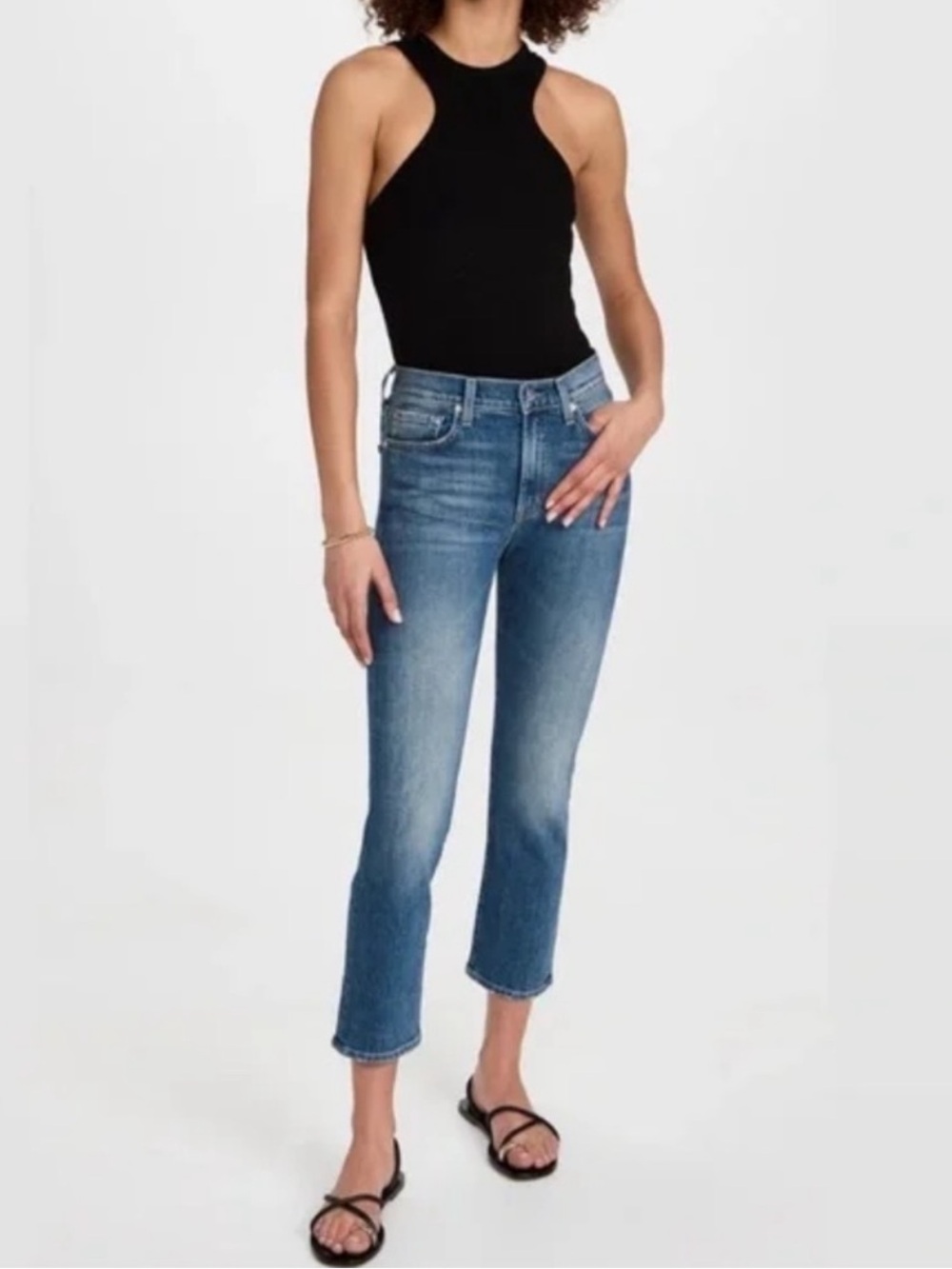 NWT Edwin Elin Crop Straight Jeans